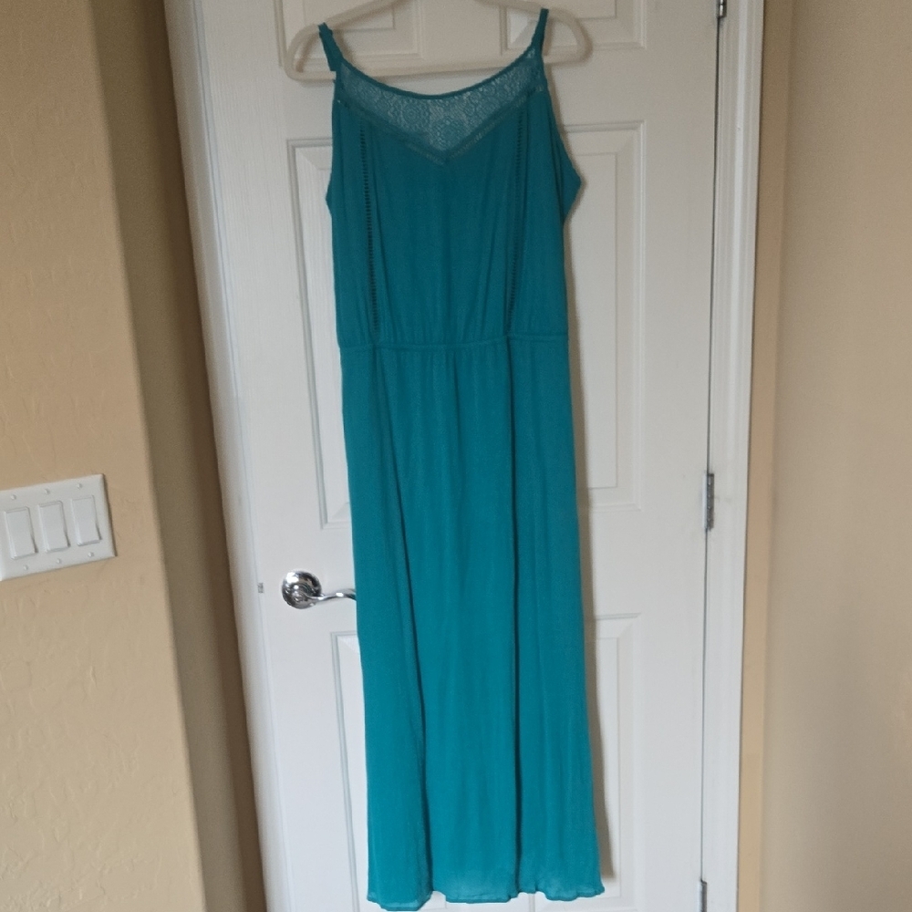 NWT RUE+ XL Adj Strap Maxi Slip Dress Sleek Sexy Versatile Summer Staple Comfort - Picture 3 of 11